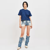 マムズフェイバリットフィットクロップTシャツ