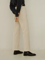 Straight cotton pants (6654578425974)