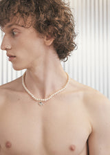 Emblem Pearl Necklace