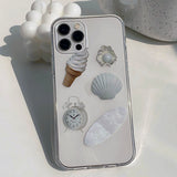 ホワイトオブジェクトフォンケース / White Object Phone Case