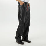 zipper leather slacks (6632169635958)