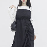 ピアスチェーンリボンミニショルダーバッグ