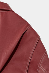 ヴィパーレザージャケット/OWN Viper Leather Jacket (3 colors)