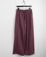 Shugi side cut training two-way banding long wide jogger pants