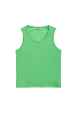 ロゴノースリーブトップ / LOGO SLEEVELESS TOP (GREEN)