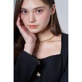 TWIST GOLD CHAIN NECKLACE (6618490765430)