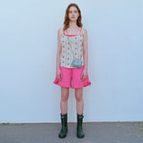 ラッフルヘムショーツ / RUFFLE HEM SHORTS, PINK