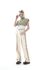 キルティングクロップベスト/QUILTING CROPPED VEST