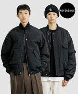 リバーシブルMA-1 フライトジャケット/REVERSIBLE MA-1/G-8 FLIGHT JACKET BLACK