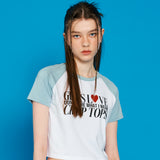 [NF] COMELY RAGLAN TEE (BLUE)_F23QB490