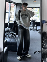 보스턴 나염 오버핏 맨투맨