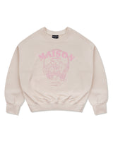 Women's Crop Fruits Gift HeavyTerry Sweatshirt Cream(FCD3TS704W)