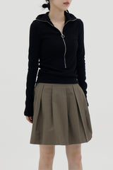 ロングジップTシャツ / long zip t-shirt