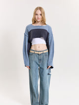 COLOR BLOCKING KNIT