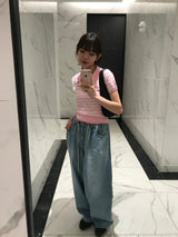 Marshmallow stripe knit 