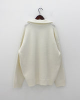 オレインハーフジップアップニット / Orein Half Zip Up Knit (6color)