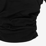 ランカシャー スリット ホルターネック T シャツ