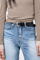 Basic western leather belt