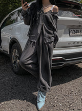 (UNISEX) ラオンスプレージョガーパンツ