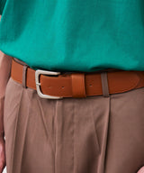 BIG BUCKLE BELT (BROWN)