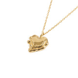 Mini Melting Heart Pendant (Gold)