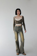 スワンプデニムパンツ/Swamp Denim Pants