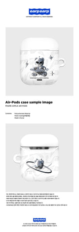 SPACE NIGHT STEEL BEAR-WHITE(AIR PODS-HARD) (6613160624246)