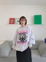 タイガーフラッフスウェットシャツ / VENTIQUE Tiger fluff mtm 3color