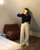 [BELLIDE MADE] All-Day Basic Cotton Wide Pants