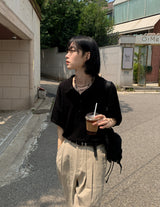 ダブルモールドビーズネックレス / [MADE] Double-mold beads necklace (1 color)