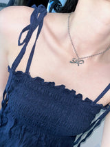 basic ribbon Necklace