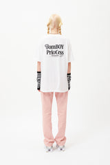 ドゥードゥルチェリートムボーイグラフィックTシャツ / DOODLE CHERRY TOMBOY GRAPHIC T-SHIRT [WHITE]