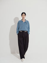 STRING LINE PANTS -BLACK (6636702498934)
