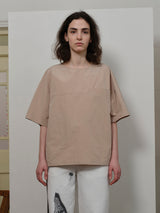 WELT POCKET S/S TOP BEIGE (6594027552886)