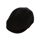 Stud Logo Retro Wool Beret Black