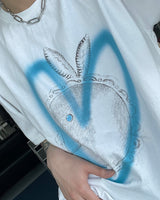 ハートラビットプリントショートスリーブ / SO Heart Rabbit Printed Short-Sleeved (4 colors)