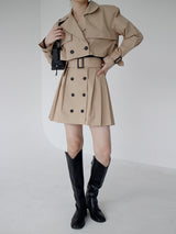 トレンチクロップジャケット / Trench Crop Jacket (3color)