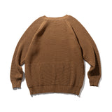 ハーフインシジョンオーバーニット/HALF INCISION OVERSIZED KNIT