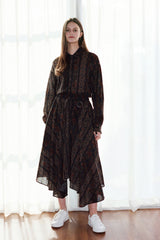 "PRE-ORDER 4/16~" WOOD-CUT DROP-SHOULDER SHIRT (Khaki) (6546131124342)