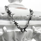 10mm トローン リンク ネックレス / [BLESSEDBULLET]10mm thron link  necklace_vintage silver