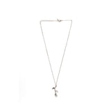 Silver Rose Necklace (6590323228790)