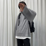 BL サイドジップアップニット/BL Side Zip-Up Knitwear (4 colors)