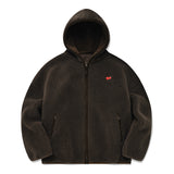 チェリーフリースフーディー付きジャンパー / CHERRY FLEECE HOODIE JUMPER [BROWN]