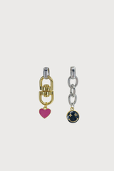 no.214ピアス / no.214 earring silver yellow