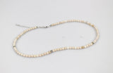 ジェムストーンラインネックレス / Gemstone Line Necklace (2color)