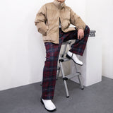 [Unisex] 2wayベルベットショートダウンジャケット
