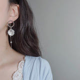 White Shell Ribbon Princess Piercing
