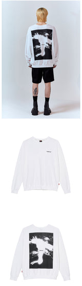 ジェットラグスウェットシャツ/JETLAG SWEATSHIRTS [WHITE]