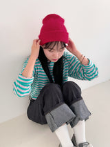 Verdant stripe T-shirts