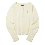 MONO CHERRY CROP CARDIGAN [IVORY]